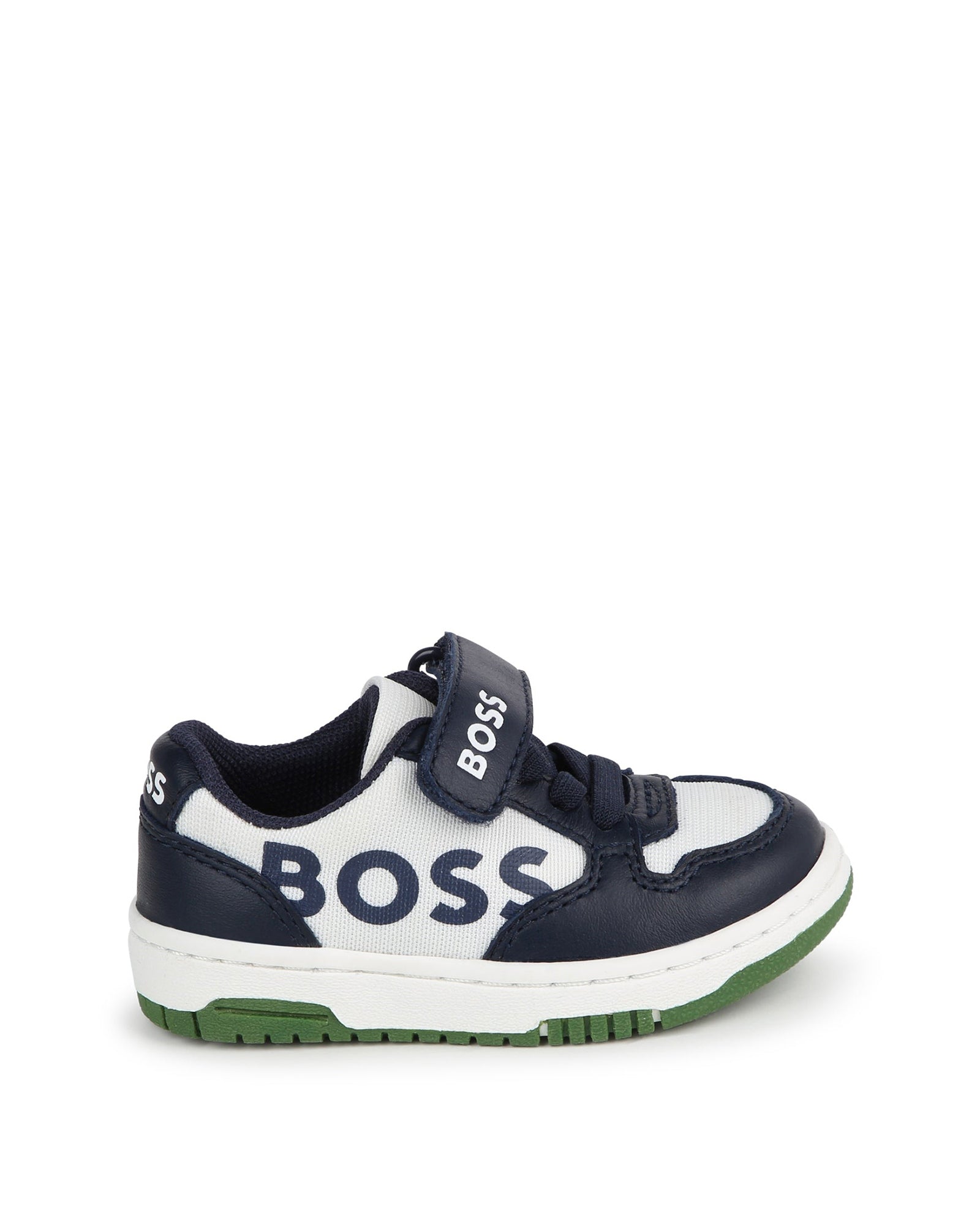 Baskets en cuir - Bleu Cargo