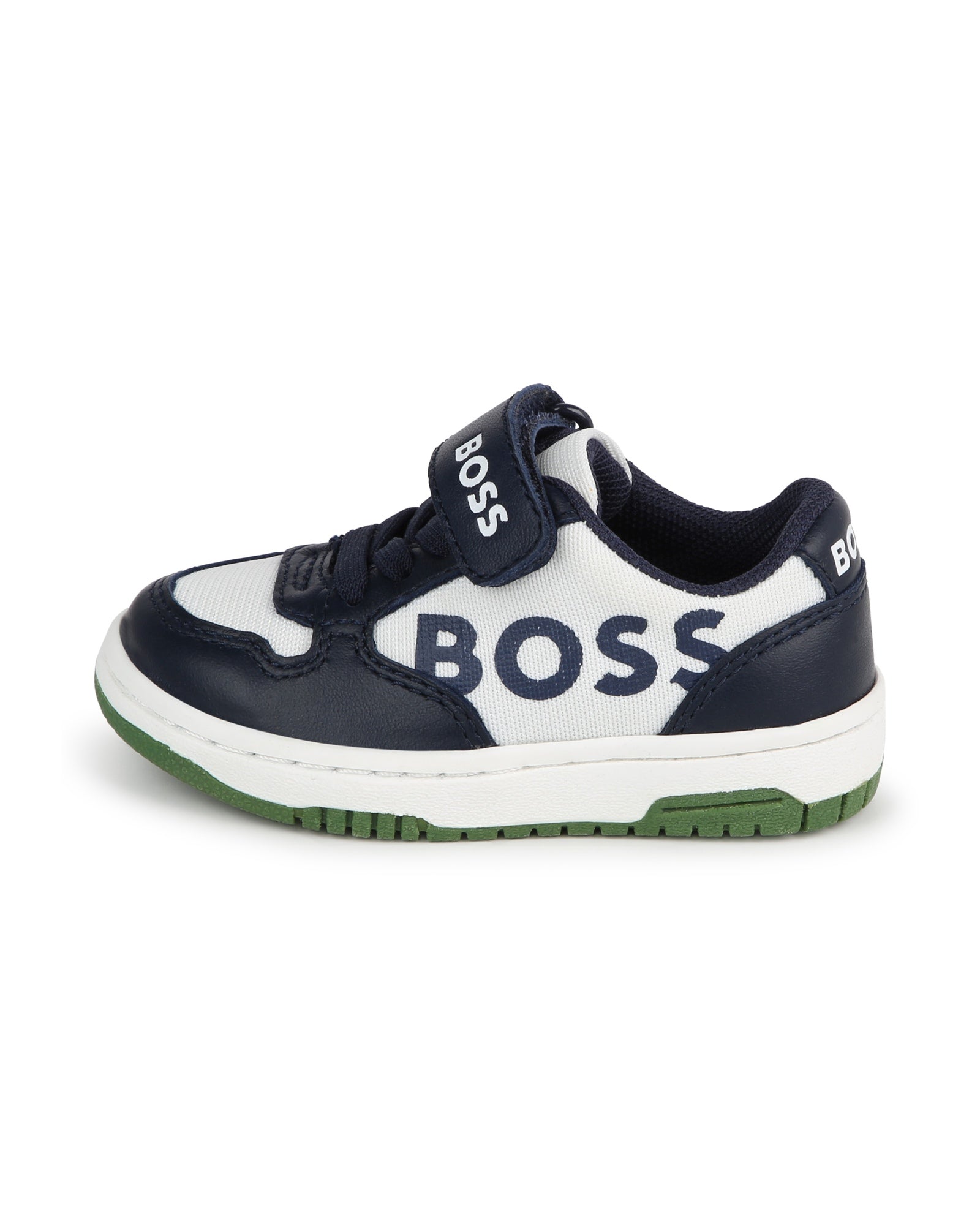 Baskets en cuir - Bleu Cargo