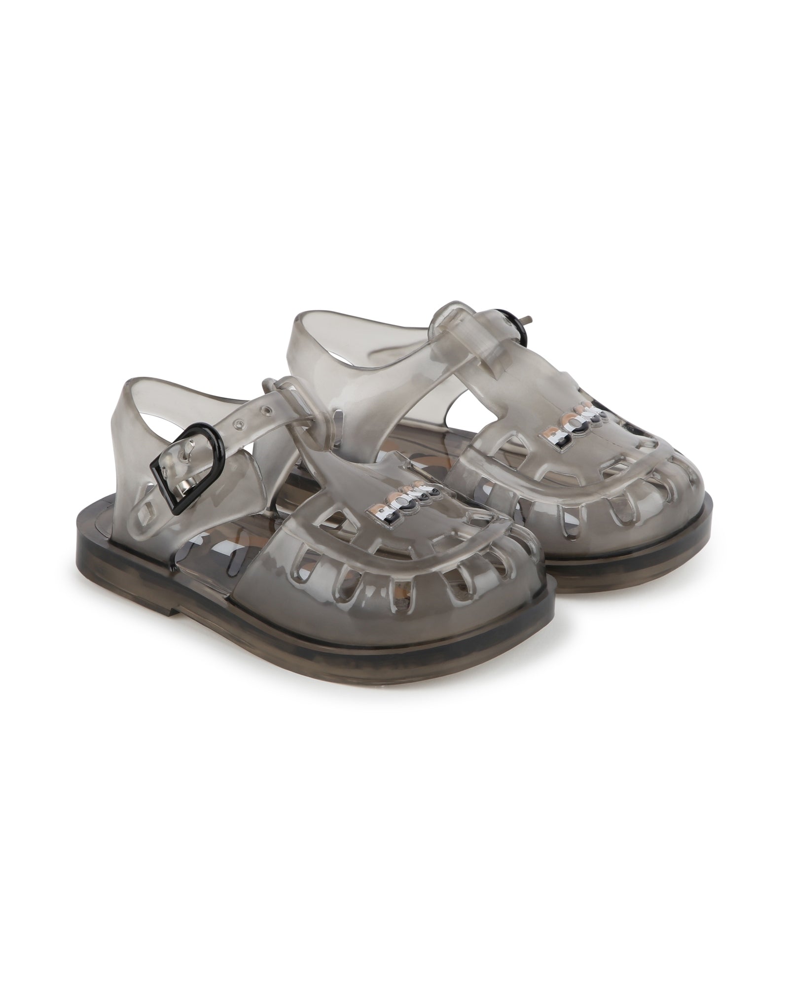 Sandales méduses avec patch - Black