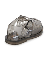 Sandales méduses avec patch - Black