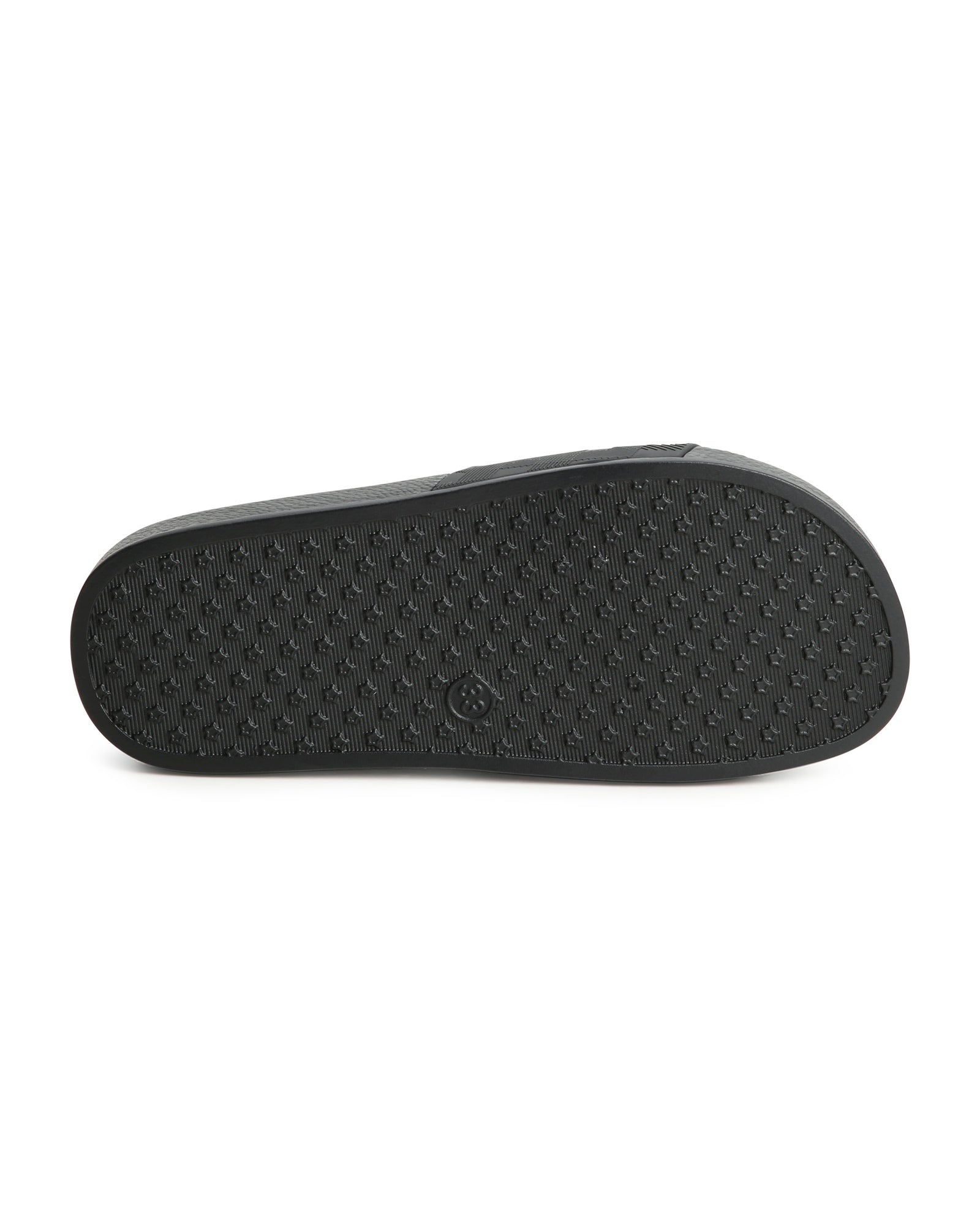 Mules siglées en relief - Black