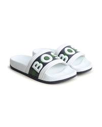Mules with relief - White