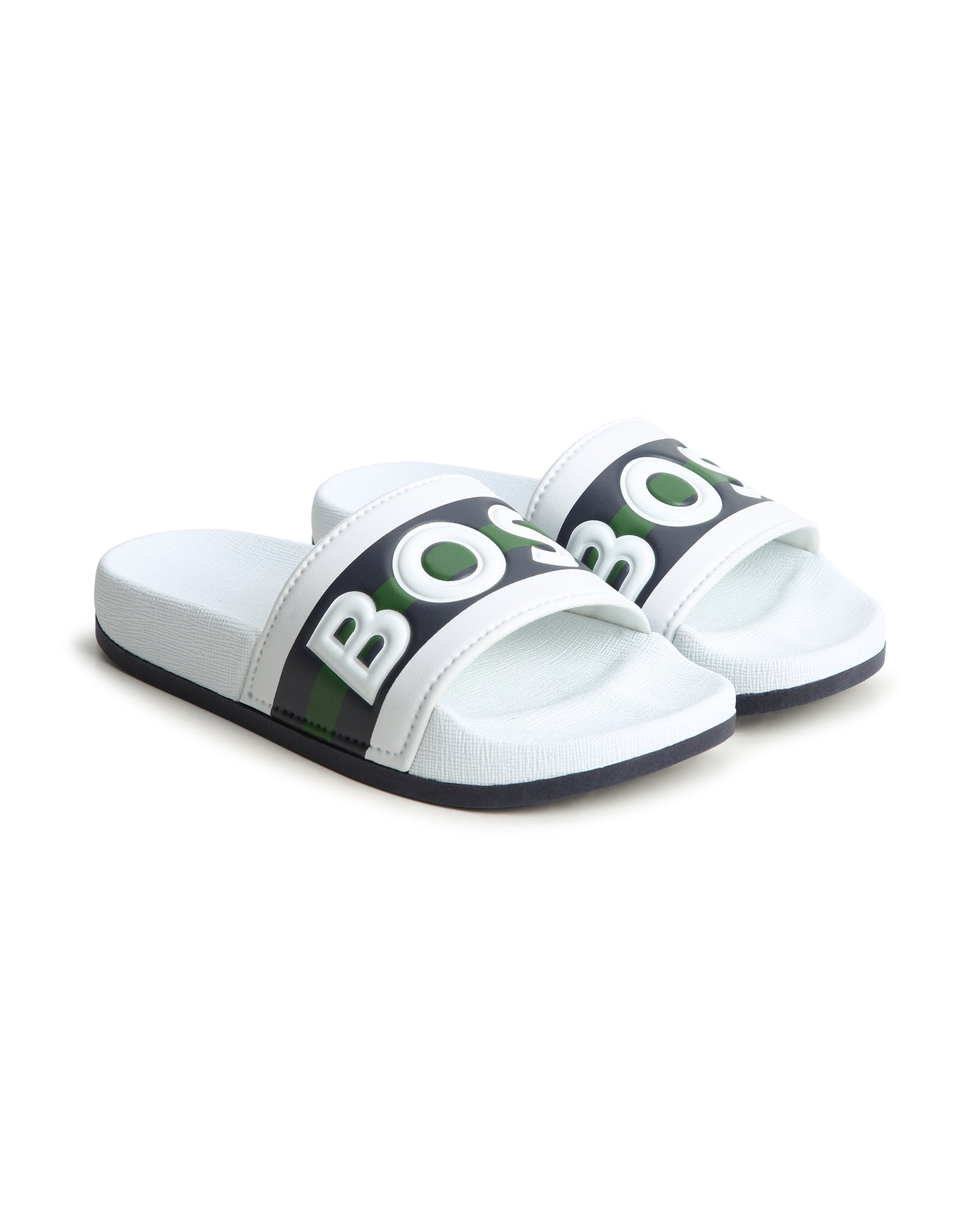 Mules with relief - White