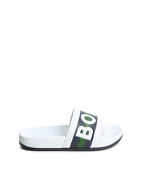 Mules with relief - White