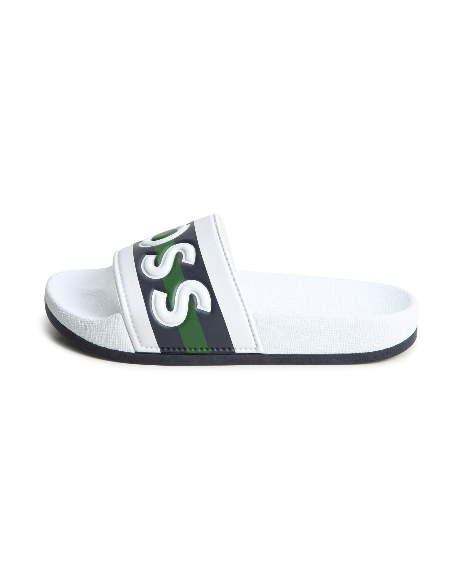 Mules with relief - White