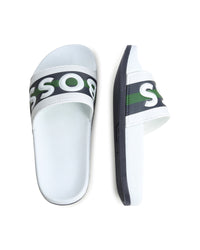 Mules with relief - White