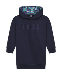Robe en coton - Bleu cargo