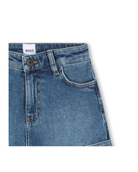 Short en denim - Stone
