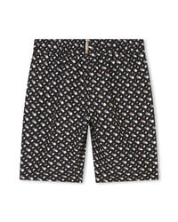 Swimming shorts with pockets - Black Brown