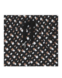 Short de bain à poches - Noir Marron