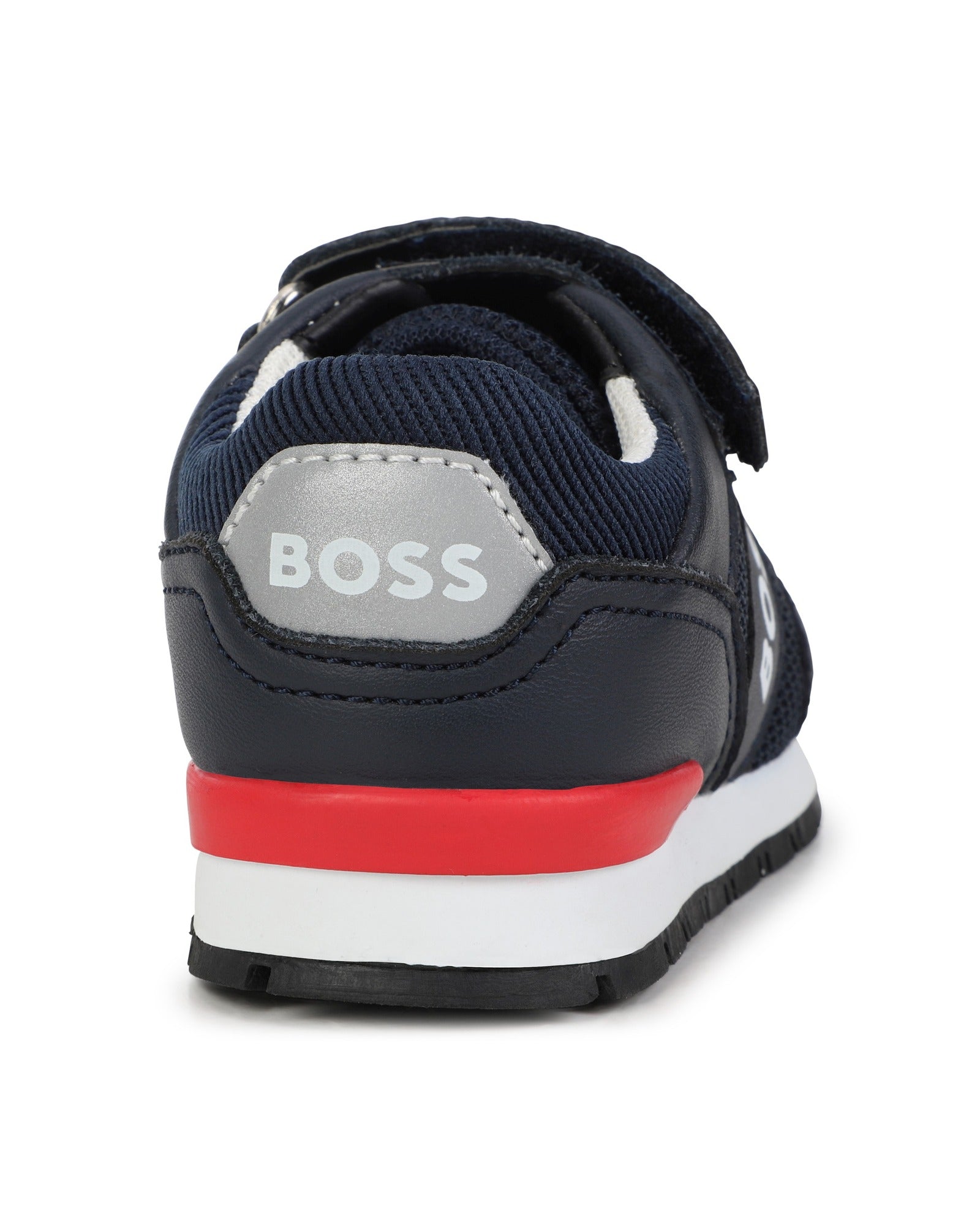 Leather trainers - Cargo blue