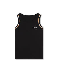 Print tank top - Black