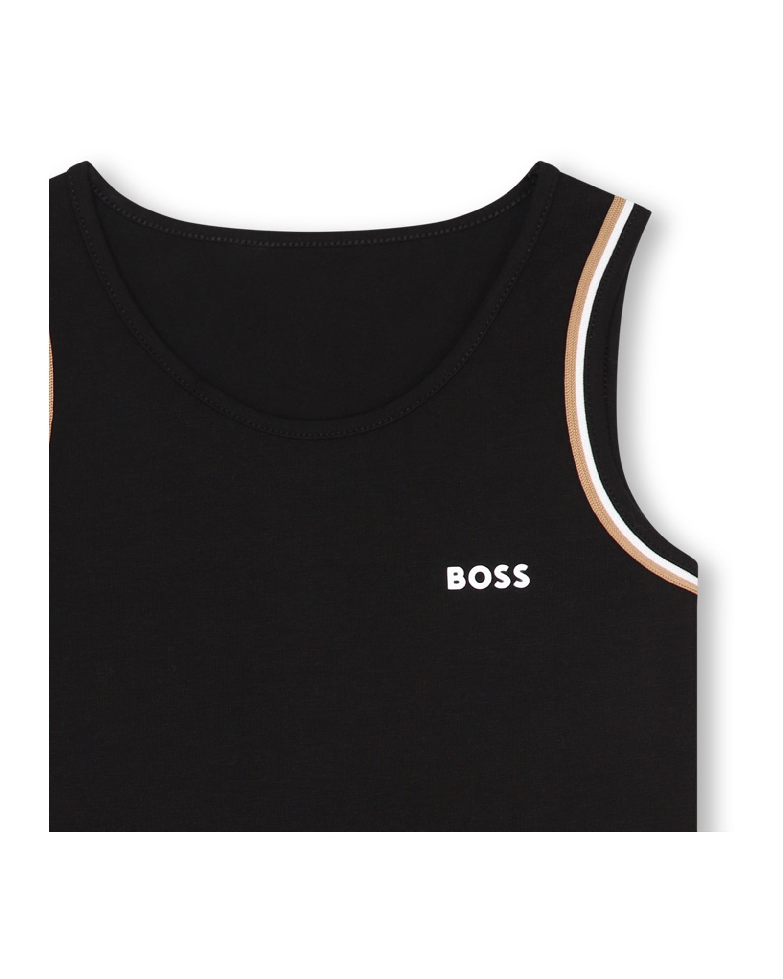 Print tank top - Black