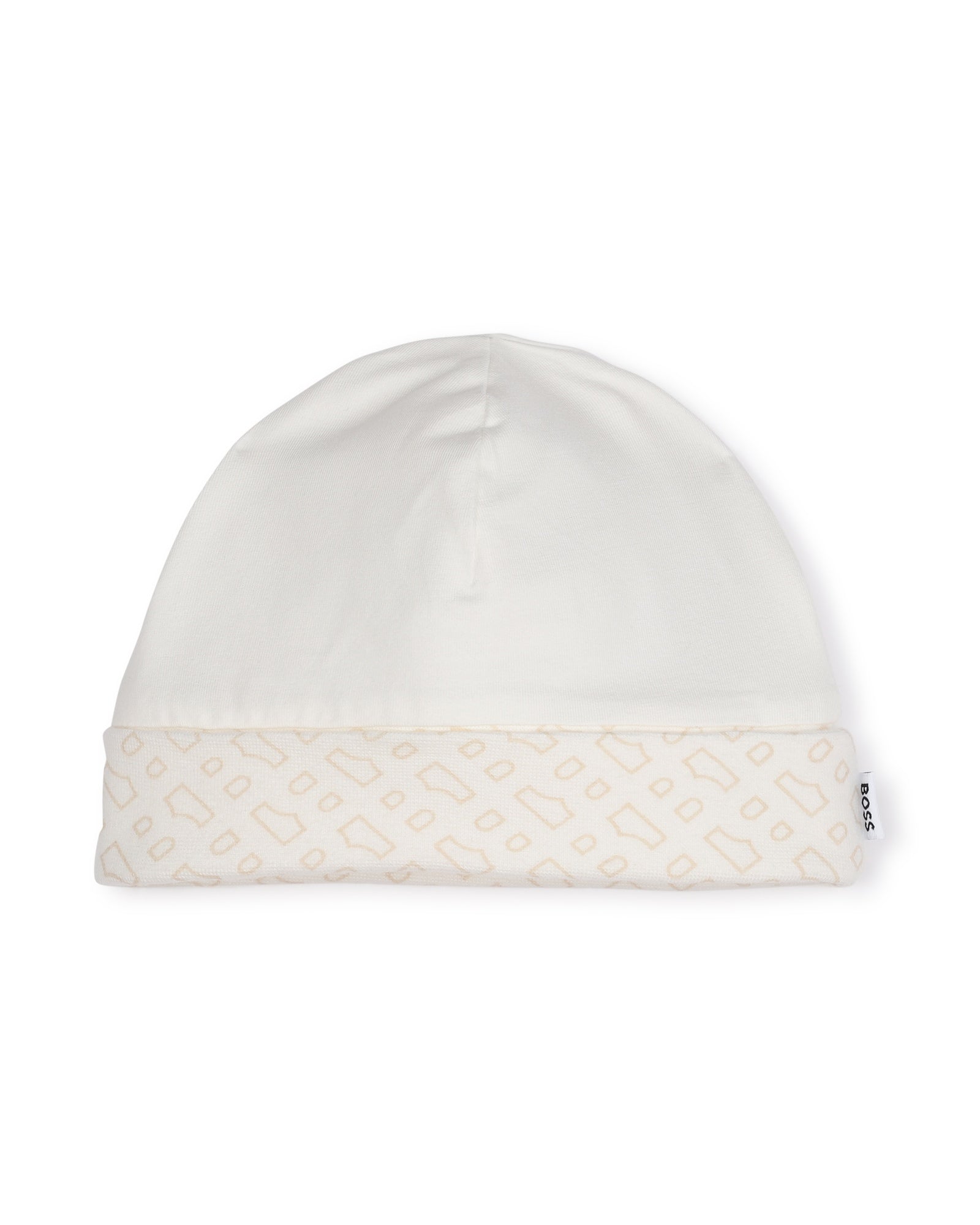 Cotton pyjama set, bodysuit, hat and mittens - Off White