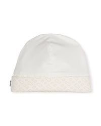 Cotton pyjama set, bodysuit, hat and mittens - Off White