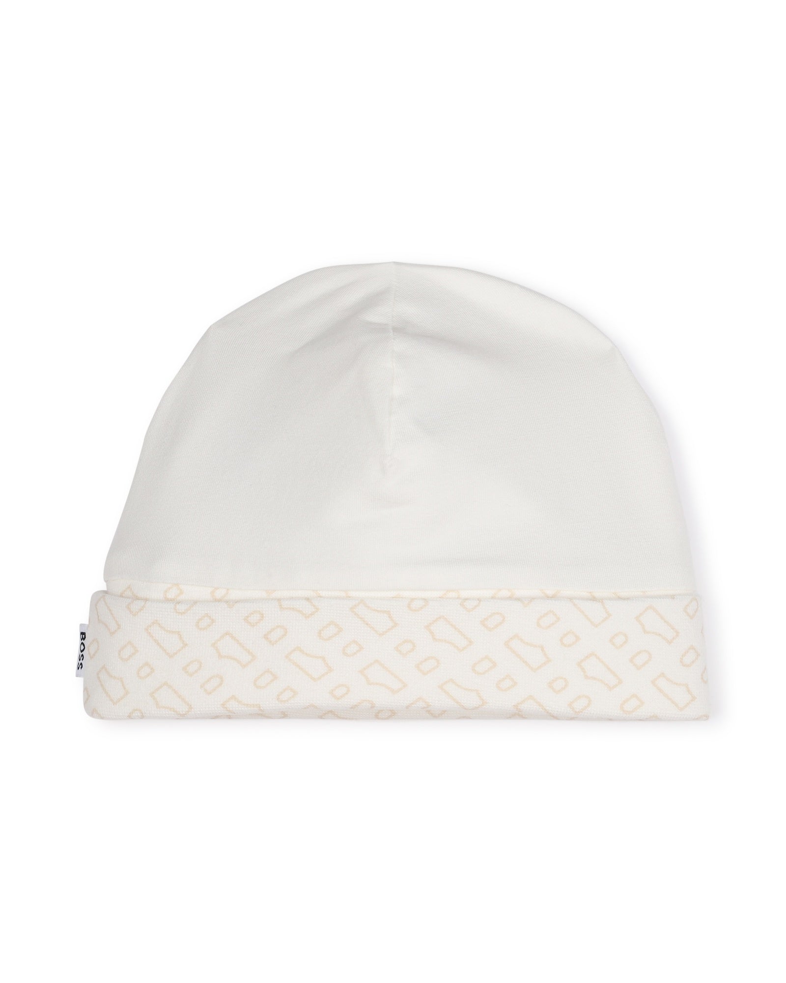 Cotton pyjama set, bodysuit, hat and mittens - Off White