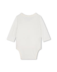 Cotton pyjama set, bodysuit, hat and mittens - Off White