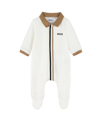 Pyjama Essentiel en velours - Off White