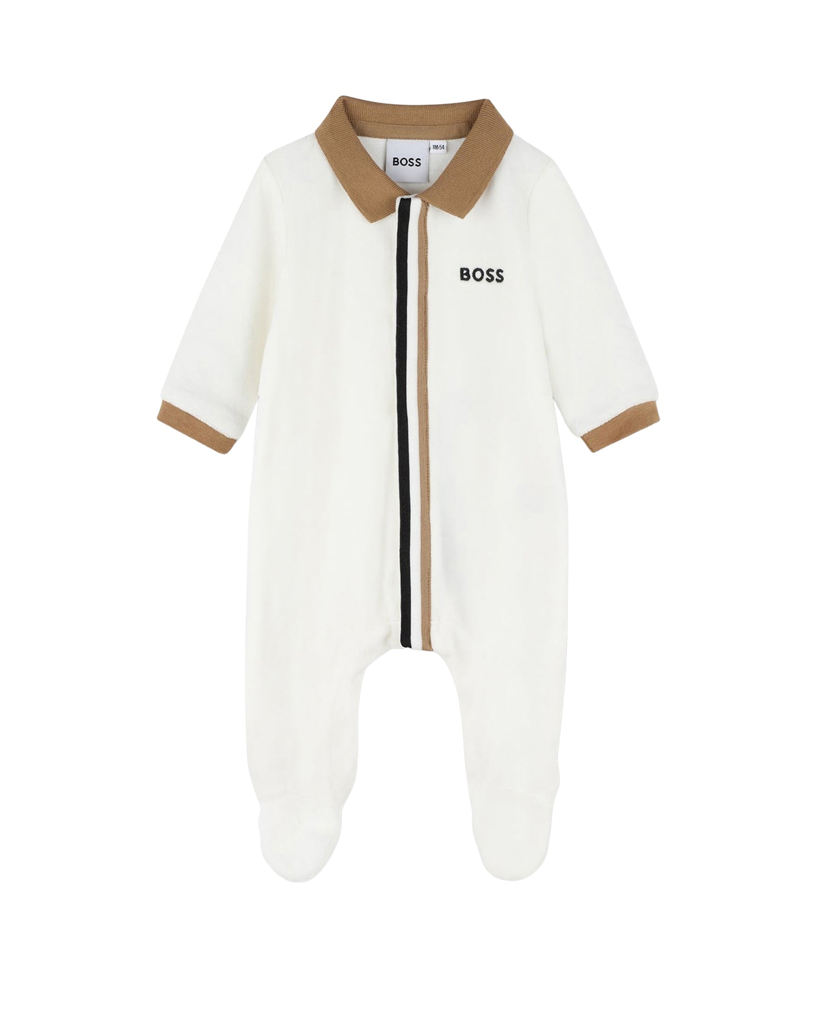 Pyjama Essentiel en velours - Off White