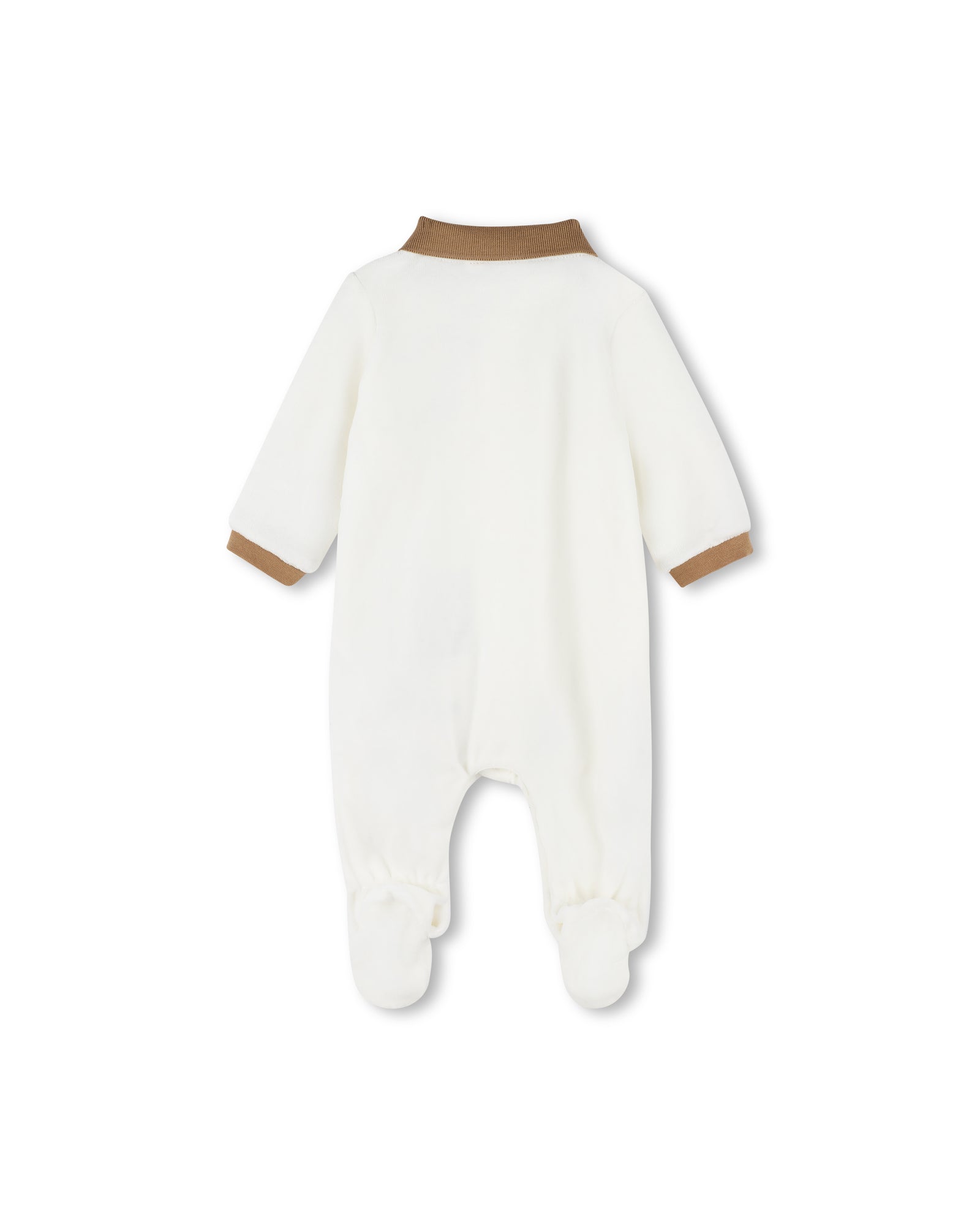 Pyjama Essentiel en velours - Off White