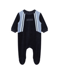 Pyjama en velours - Bleu Cargo