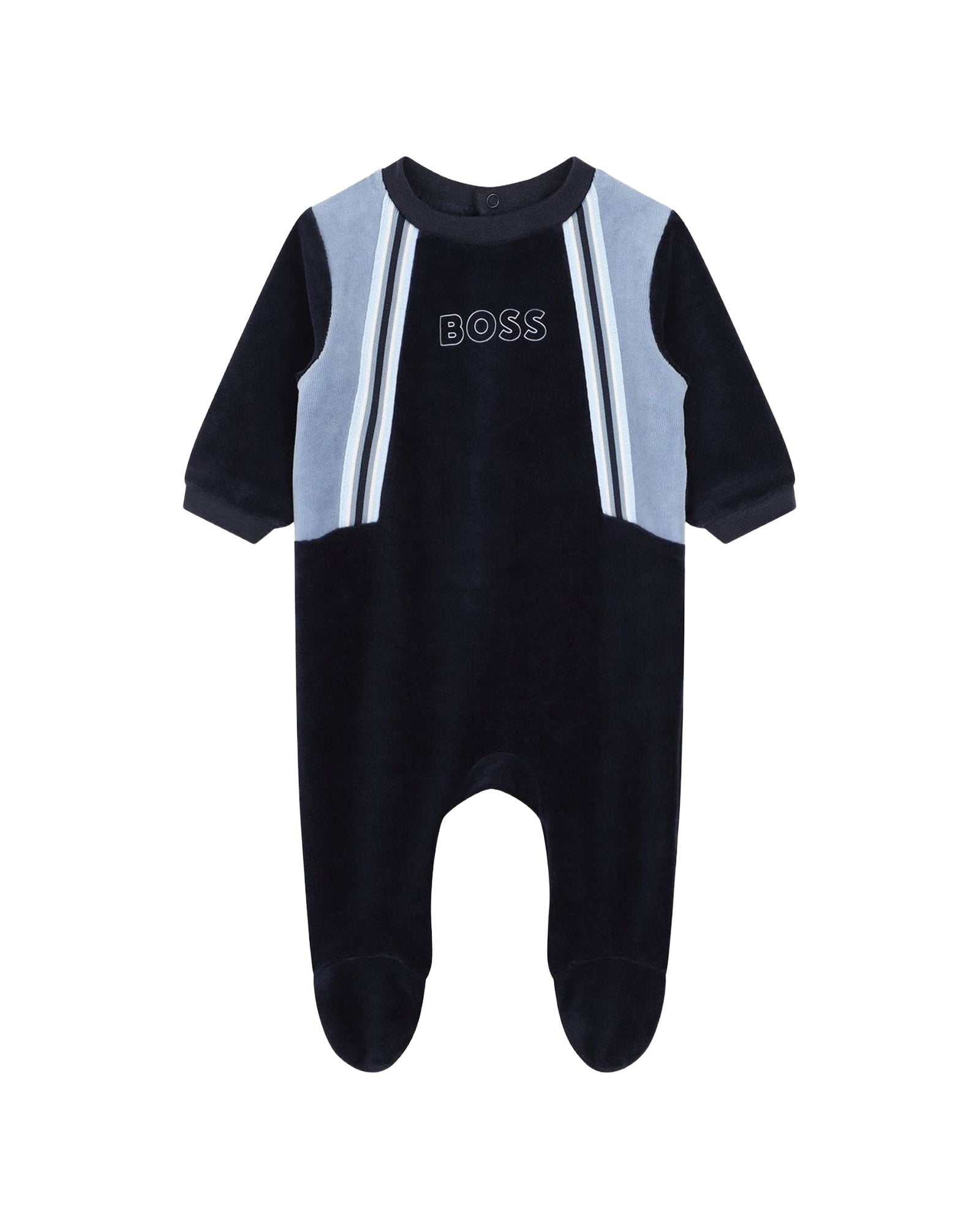 Pyjama en velours - Bleu Cargo