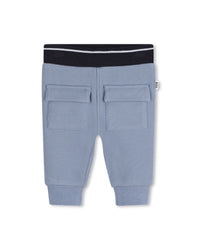 3-piece tracksuit set with cotton cardigan - Mist