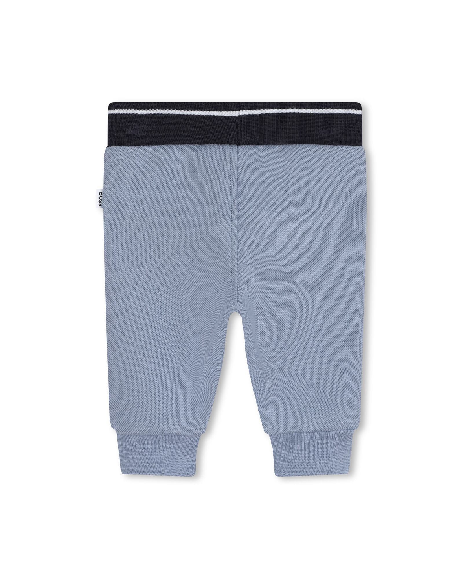 3-piece tracksuit set with cotton cardigan - Mist