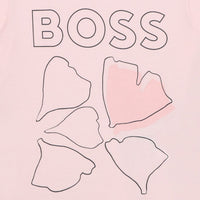 T-shirt à manches longues à col rond en coton - Baby Pink