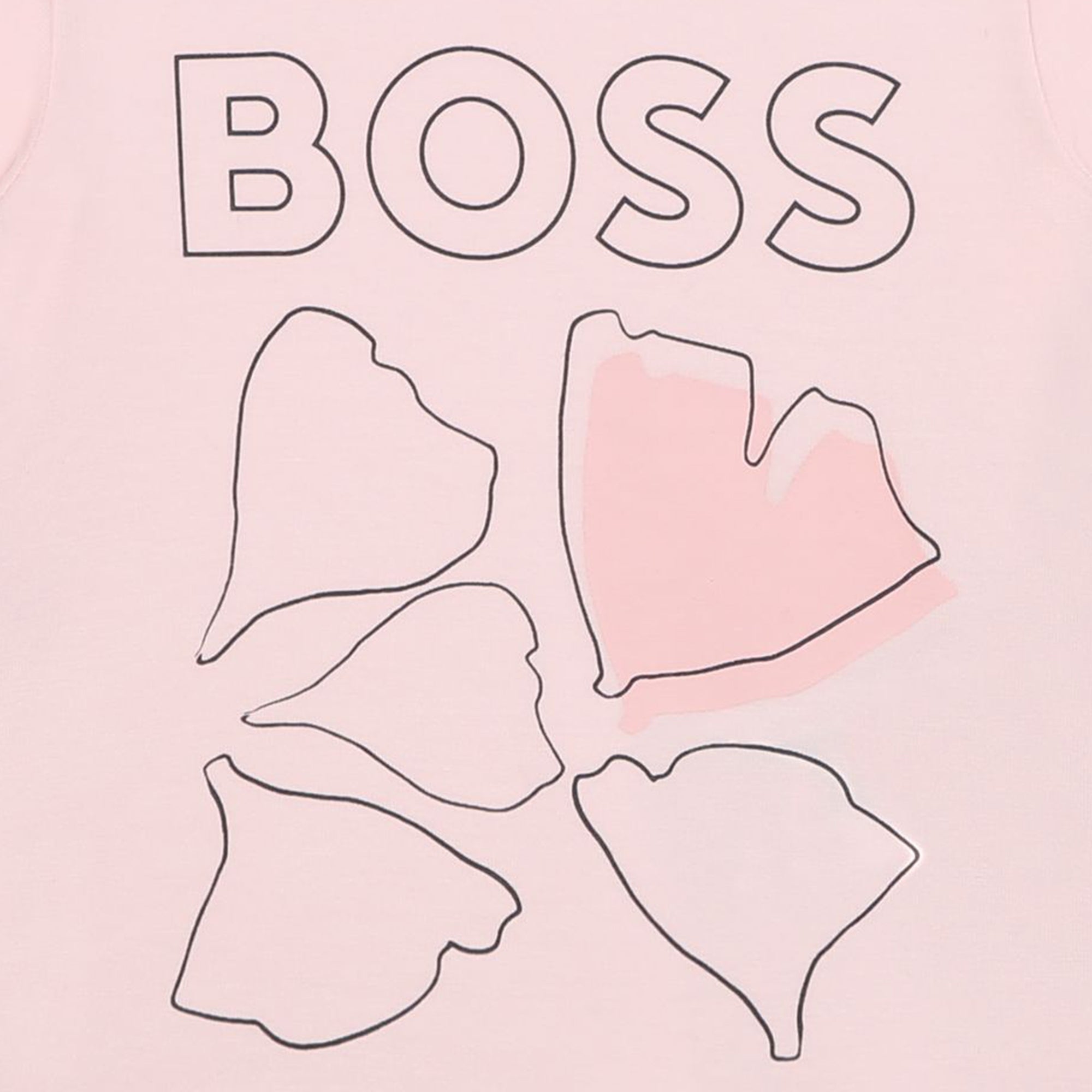 T-shirt à manches longues à col rond en coton - Baby Pink