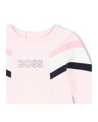 Robe à manches longues en coton - Pink