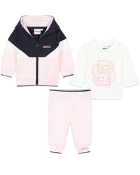 Ensemble 3 pièces Essentiel en coton - Pink