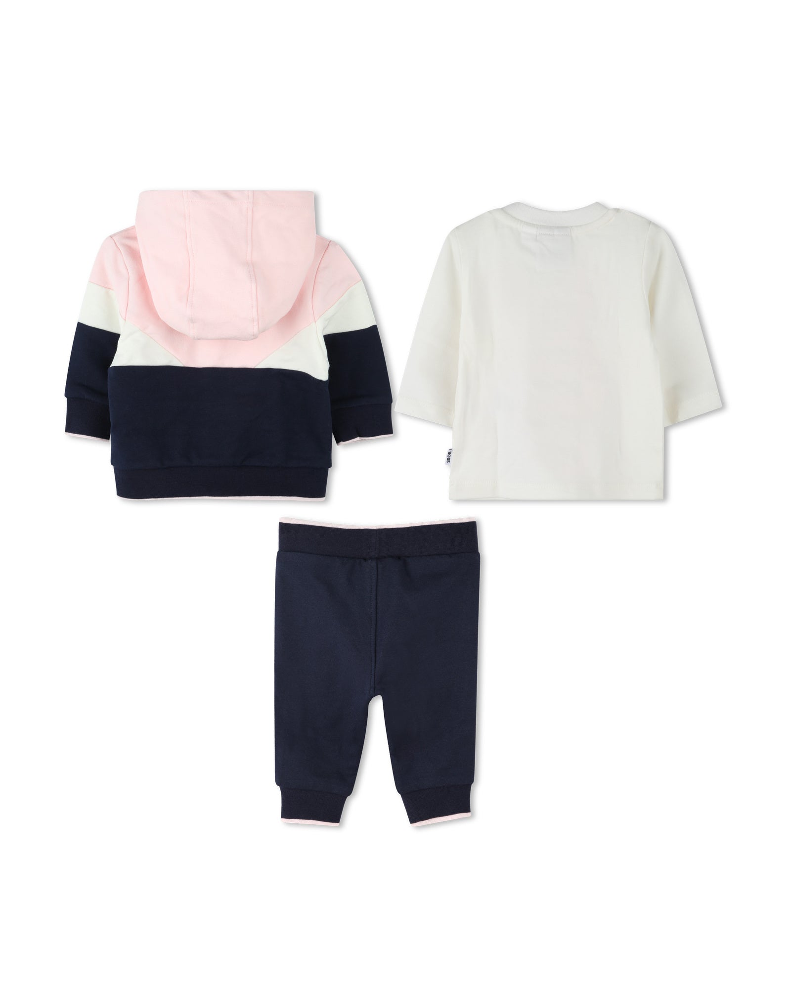Ensemble 3 pièces Essentiel en coton - Bleu Cargo