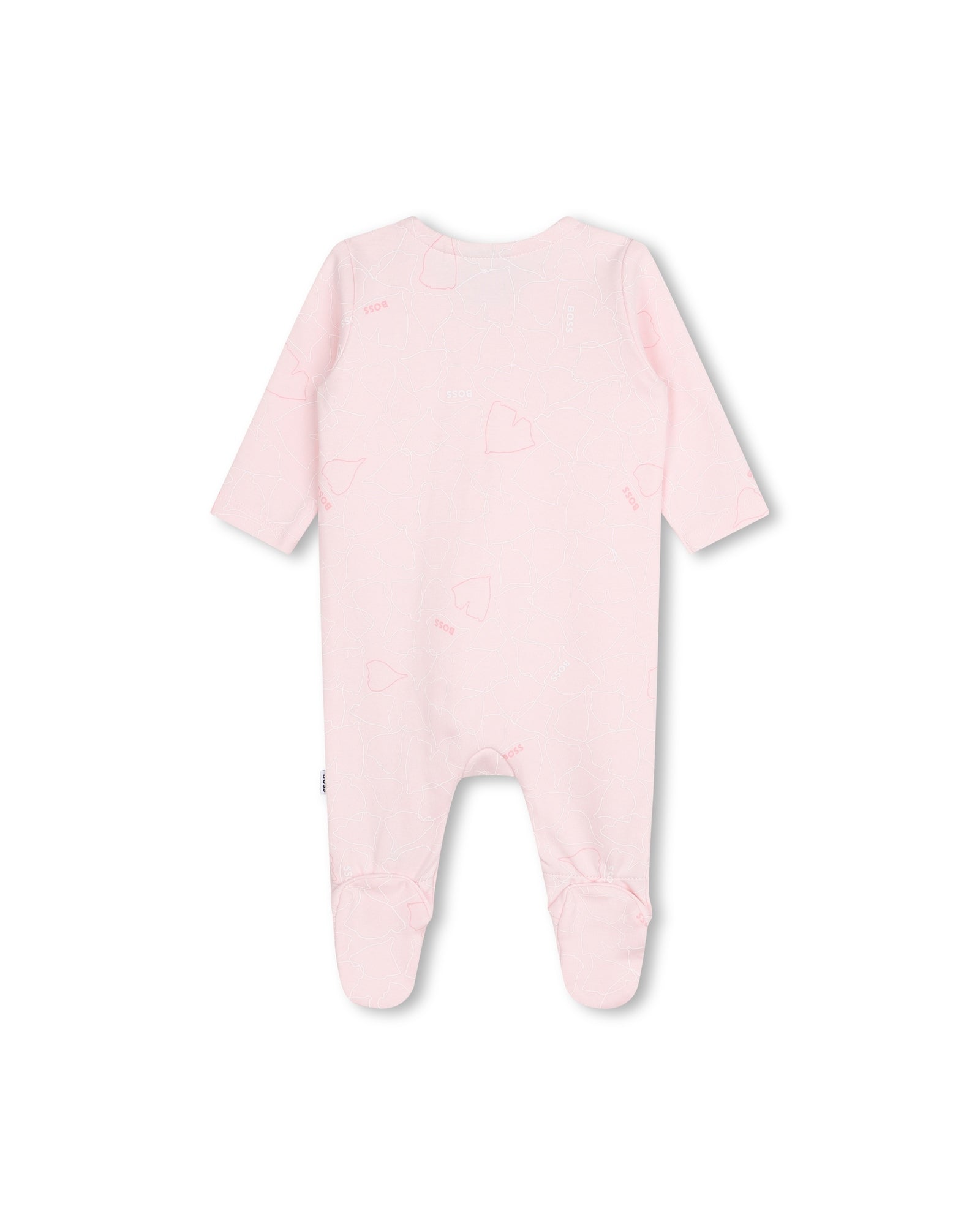 Cotton fantasy print pyjama and headband set - Baby Pink