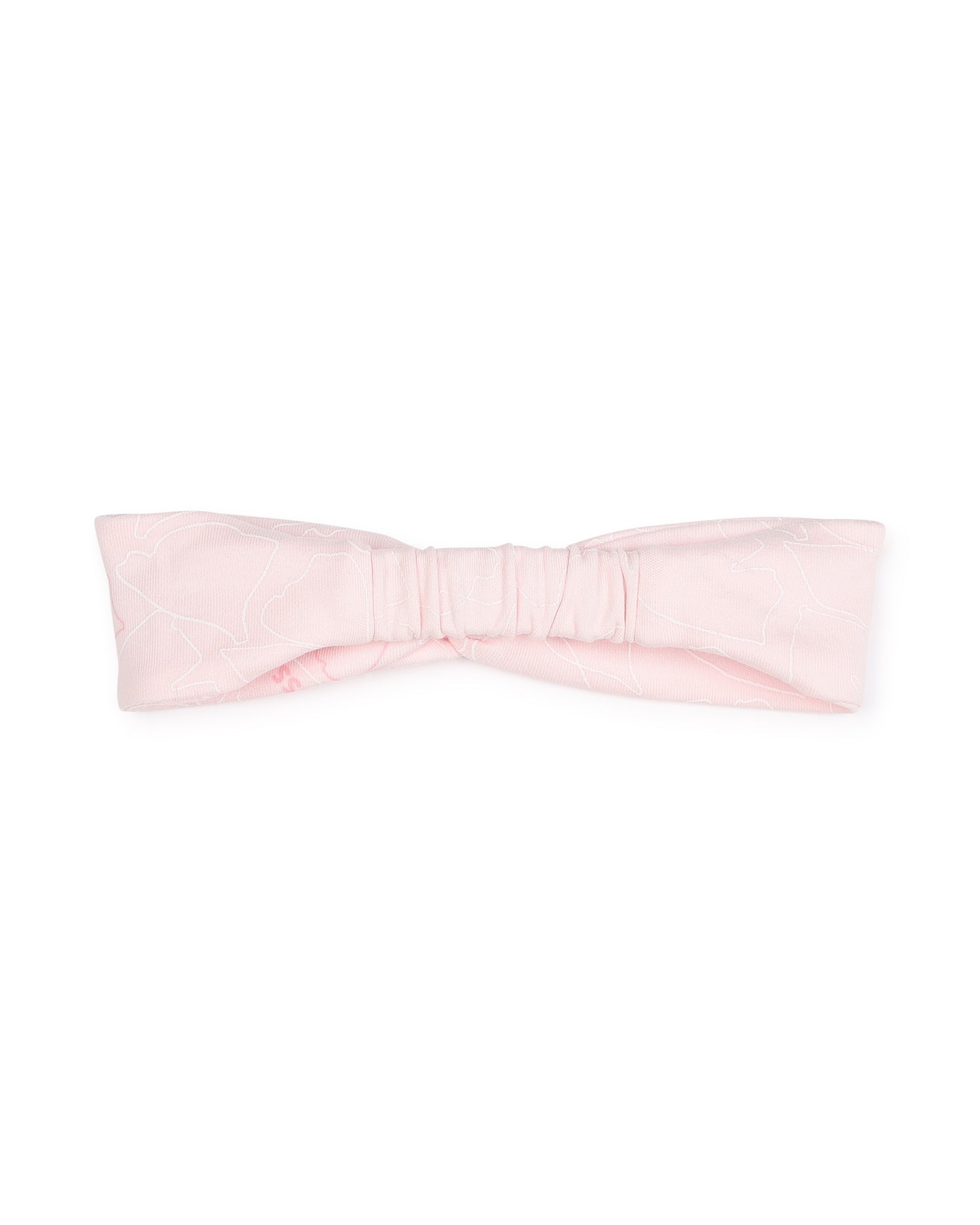 Cotton fantasy print pyjama and headband set - Baby Pink