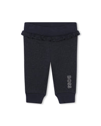 Ensemble 3 pièces avec cardigan en coton - Bleu Cargo