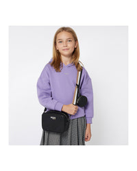 Jupe patineuse en jacquard - Black