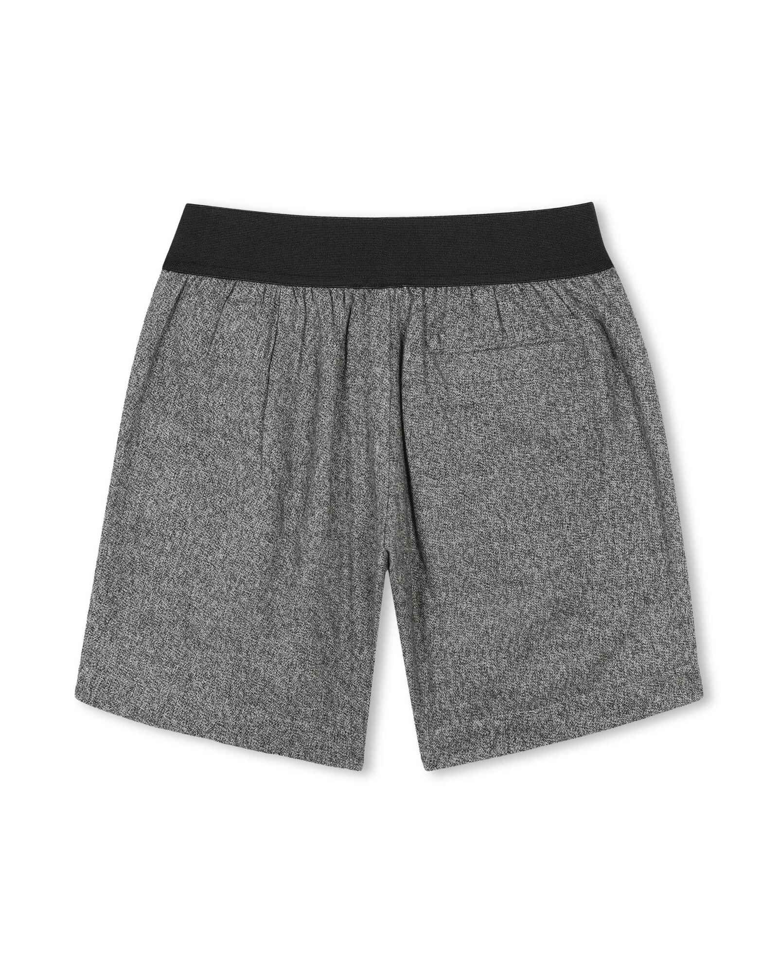 Short à poches en coton - Gris Chiné