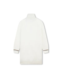 Robe col roulé à tresses - Offwhite