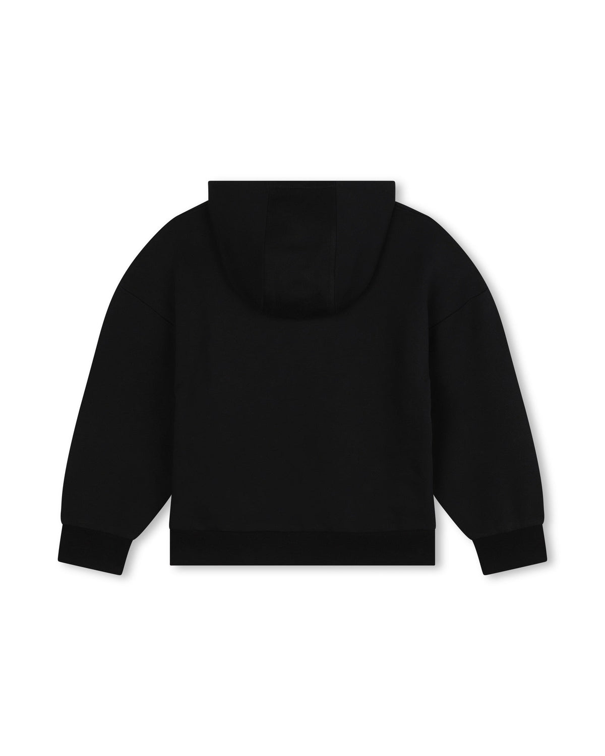 Sweat brodée à logo brillant en coton - Black