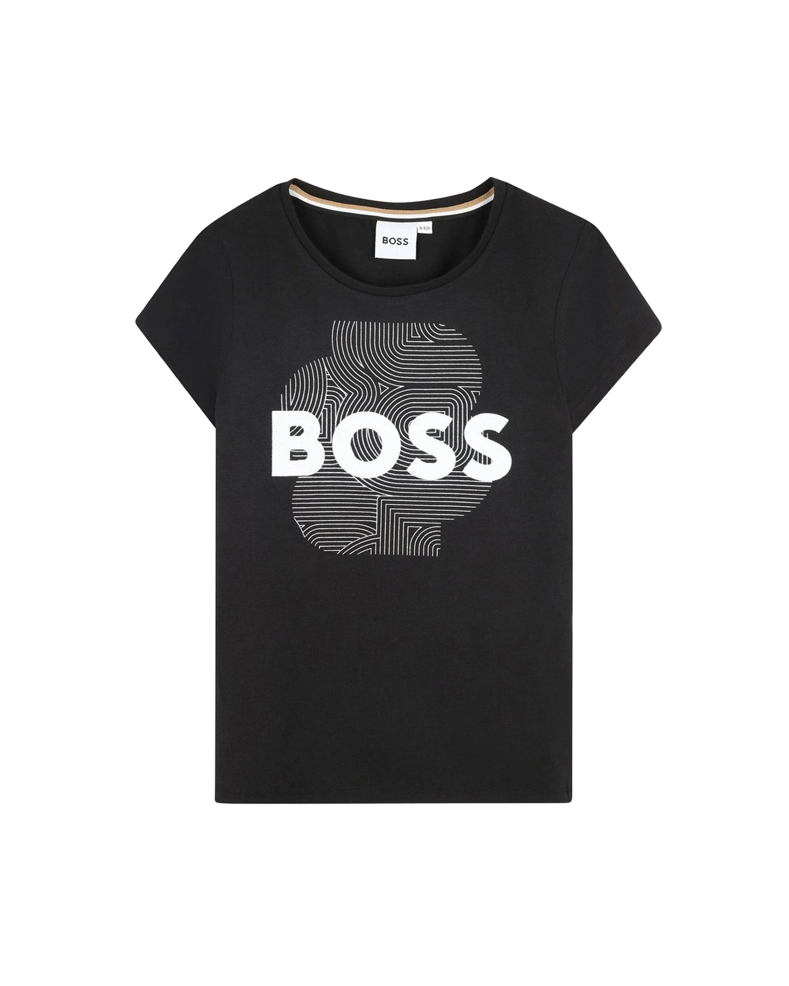 T-shirt à illustrations fantaisie en coton - Black
