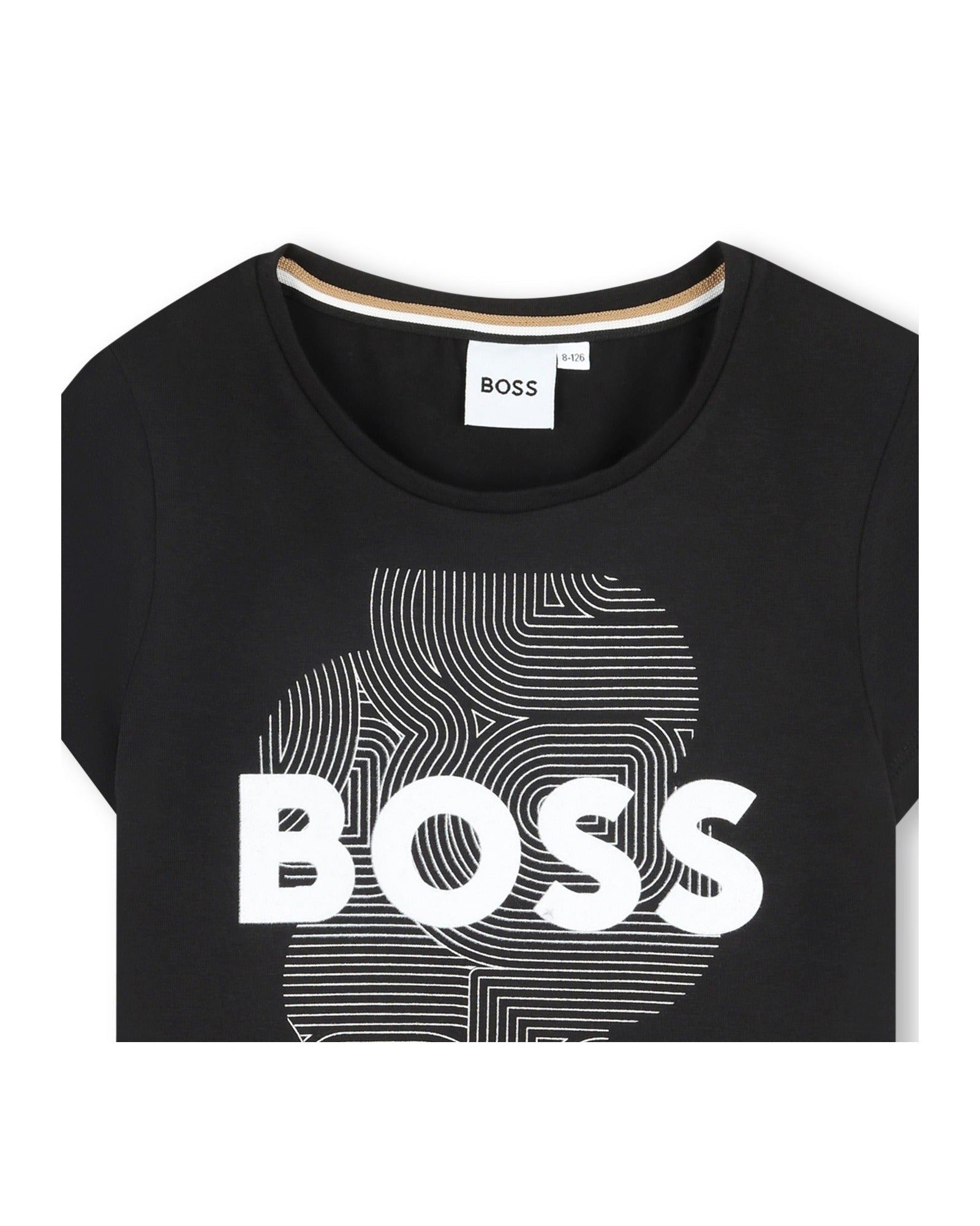 T-shirt à illustrations fantaisie en coton - Black
