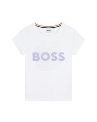 T-shirt à illustrations fantaisie en coton - Blanc