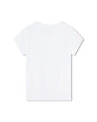 T-shirt à illustrations fantaisie en coton - Blanc