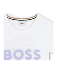 T-shirt à illustrations fantaisie en coton - Blanc