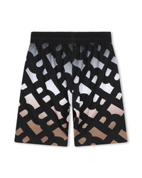 Lace-up swim shorts - Black