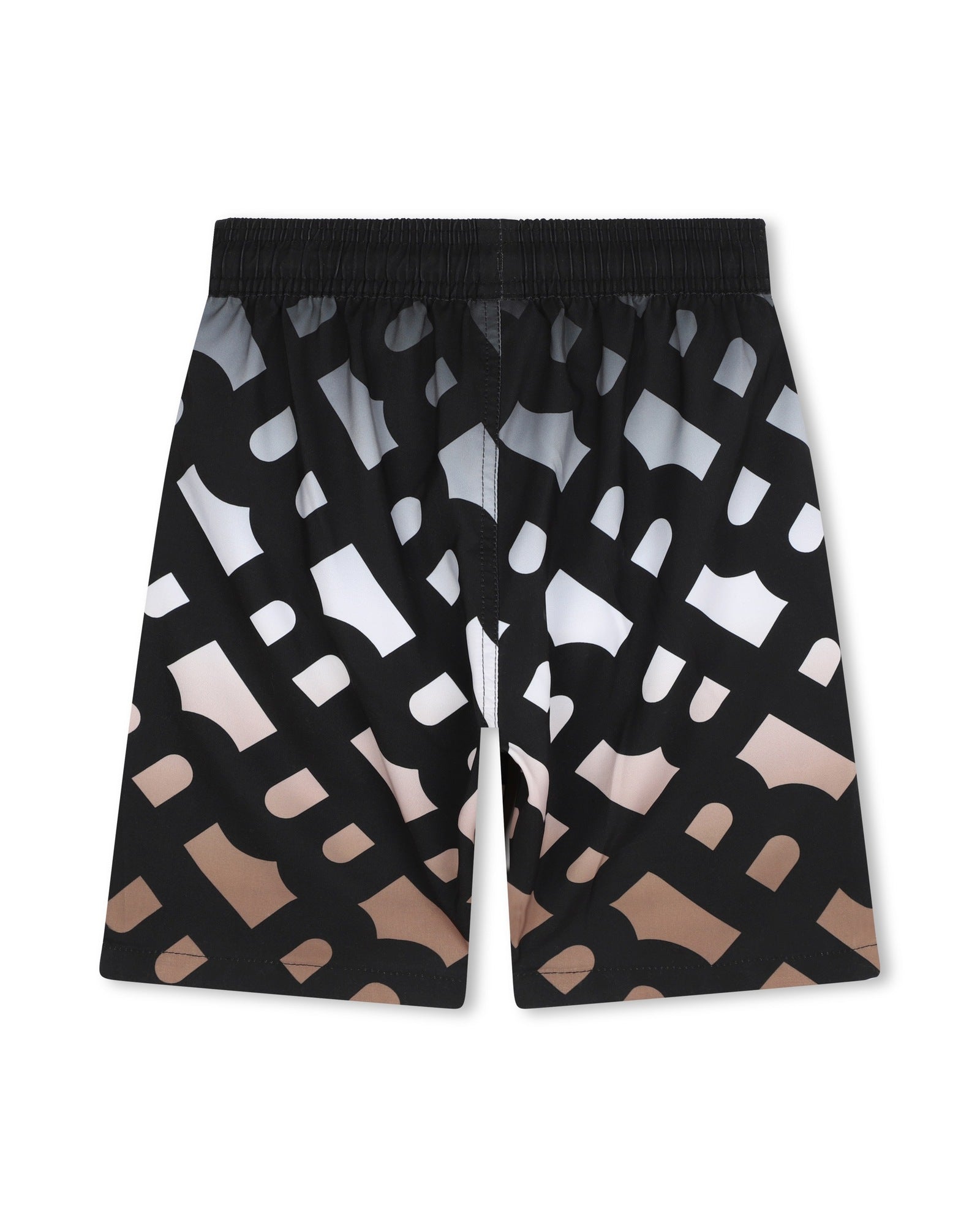 Lace-up swim shorts - Black
