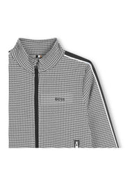 Gilet motif pied de poule - Black