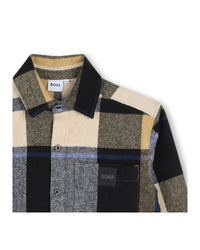 Chemise à manches longues boutonnée en coton - Cookie