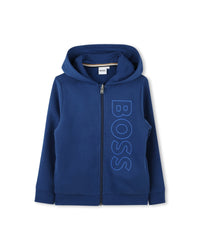 Cardigan and cotton trousers tracksuit set - Nocturne